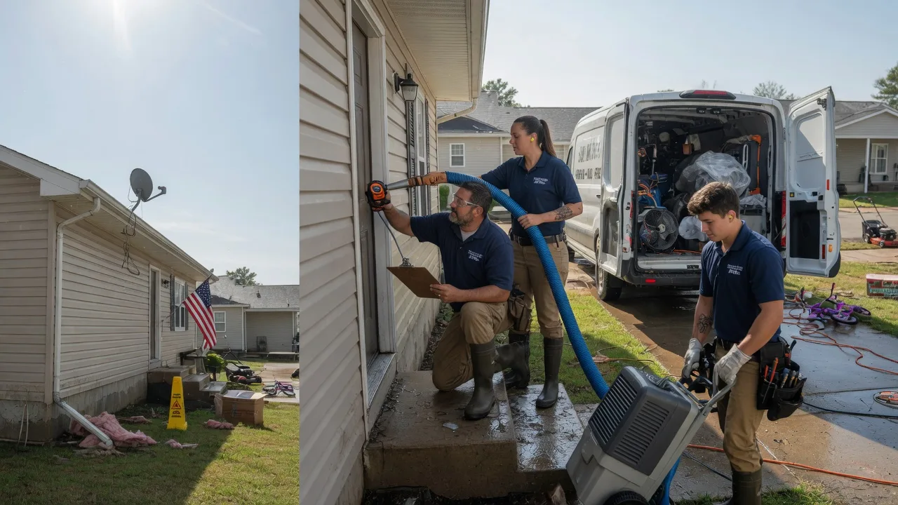 Ceiling Water Damage Restoration in Lake Mills, IA near me